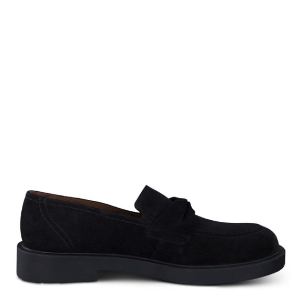 NWOT Paul Green Sadie Suede Loafers in Black Size 9.5 (UK 7) - Picture 2 of 12